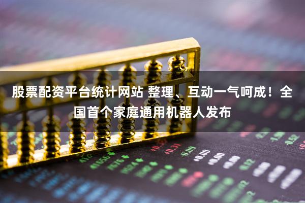 股票配资平台统计网站 整理、互动一气呵成！全国首个家庭通用机器人发布